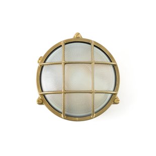Faro Noray - wandverlichting - Ø 19 x 10 cm - IP65 - messing