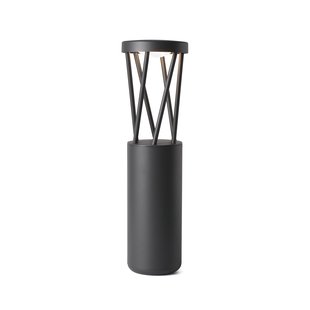 Faro Twist - tuinpaal - Ø 14,5 x 50 cm - 10W LED incl. - IP65 - donkergrijs