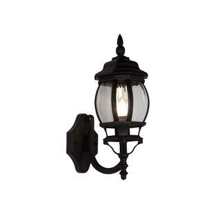 Searchlight Bel Aire - buiten wandverlichting - 16 x 45,5 cm - IP23 - zwart