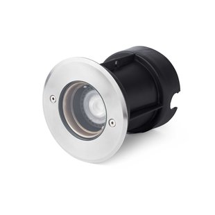 Faro Tecno-6 - ronde grondspot voor buiten - Ø 120 mm, Ø 100 mm inbouwmaat -  IP67 - satijn inox