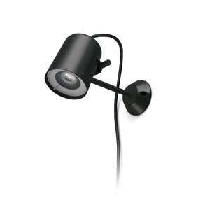 Faro Flow - buiten wandverlichting/ grondspot op piek - Ø 9 x 12 x 22 cm - IP65 - zwart