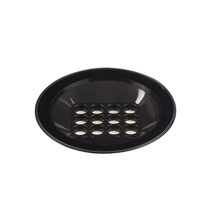 Faro Tras 25 - grondspot voor buiten met 40º lichtbundel - Ø 20 x 25 x 5,6 cm - 25W LED incl. - IP67 - zwart