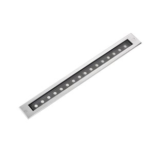Faro Falls Orientable - grondspot voor buiten - 500 x 53 mm, 500 x 53 mm inbouwmaat - 18W LED incl. - IP67 - satijn inox