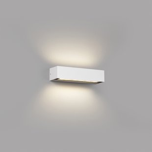 Faro Doro - wandverlichting - 22 x 7 x 4,8 cm - 13W LED incl. - IP65 - mat wit