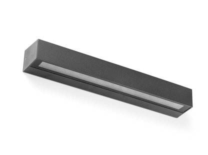 Faro Dora 28 - buiten wandverlichting - 50 x 7,9 x 6,6 cm -  28W LED Incl. - IP65 - antraciet
