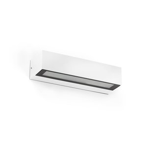 Faro Lako - wandverlichting - 22 x 7 x 4,8 cm - 8W LED incl. - IP65 - mat wit