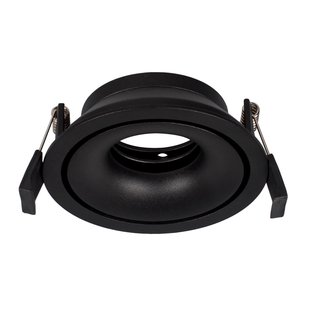 Nova Luce Enzo - inbouwspot - Ø 105 mm, Ø 100 mm inbouwmaat - zwart
