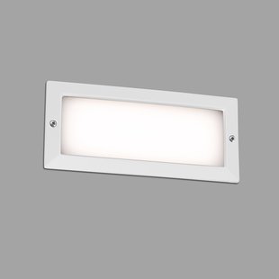 Faro Stripe - inbouw wandverlichting - 23,3 x 7,7 x 10 cm - 5W LED incl. - IP54 - mat wit
