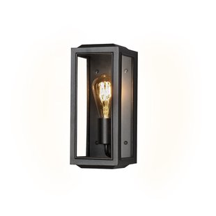 Konstsmide Carpi Mini - buiten wandlamp - 12,5 x 15 x 30 cm - IP44 - zwart