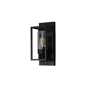 Konstsmide Trani - buiten wandlamp - 16,5 x 21,5 x 33 cm - IP44 - zwart