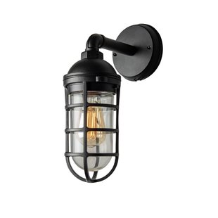 Konstsmide Olbia - buiten wandlamp - 11,5 x 20 x 33 cm - IP44 - zwart