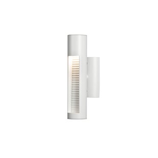 Konstsmide Udine - buiten wandlamp - 7,5 x 13,5 x 3,3 cm - 12W LED incl. - IP44 - wit