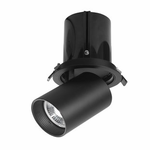 Nova Luce Juno - inbouwspot - Ø 96 mm, Ø 85 mm inbouwmaat  - 15W LED incl. - zwart
