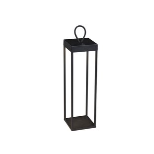 Konstsmide Ravello Big - draagbare vloerlamp met USB-poort - 15 x 50 x 15 cm - 2,2W dimbare LED incl. - IP54 - zwart