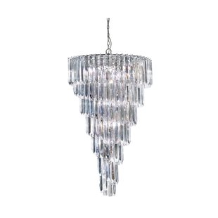 Searchlight Sigma - hanglamp - Ø 67 x 250 cm - chroom