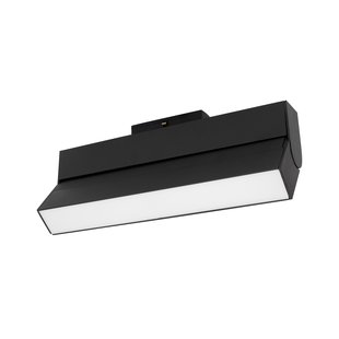 Nova Luce Rieti - armatuur voor magnetisch profielsysteem - 27,4 x 3,4 x 11,6 cm - 15W LED incl. - zwart - witte lichtkleur