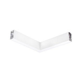 Nova Luce Dido - lineair verlichtingsprofiel - 34,5 x 3,8 x 7 cm - 20W LED incl. - wit - warmwitte lichtkleur