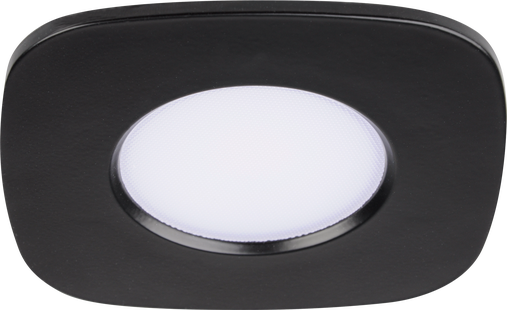 Lutec Rina - inbouwspot - Lutec Connect - 95 x 95 x 50 cm, inbouwmaat Ø 76 cm - 7,7W LED incl. - IP65 - dimfunctie en instelbare lichtkleur via app - RGB+W - zwart