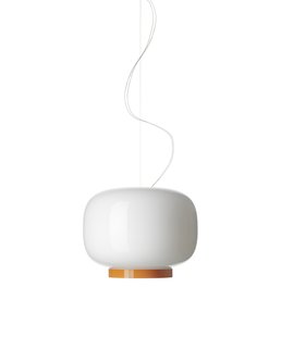 Foscarini - Chouchin 1 Reverse Hanglamp Wit/Oranje Foscarini - Chouchin 1 Reverse Hanglamp Wit/Oranje