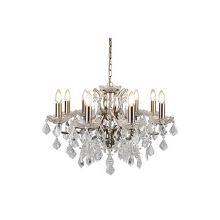 Searchlight Paris - luster - Ø 70 x 135 cm - antiek messing