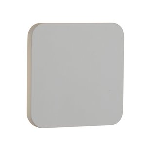 Searchlight Gypsum - overschilderbare wandverlichting - 15 x 15 cm - 5W LED incl. - wit