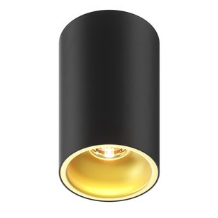 Zuma Line Deep SL Next - opbouwspot - Ø 9,4 x 14cm - zwart en goud