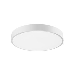 Nova Luce Hadon - plafondverlichting - Ø 40 x 5 cm - 24W LED incl. - zandwit en mat wit
