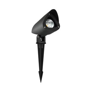 Nova Luce Inside - grondspot op piek - 26 cm - 3W LED incl. - IP65 - zwart