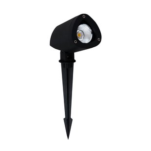 Nova Luce Inside - grondspot op piek - 28 cm - 7W LED incl. - IP65 - zwart