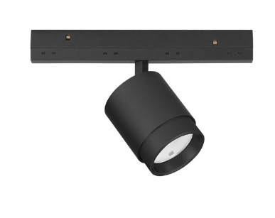 Nova Luce Ultra Slim - rail spot - lichtbundel instelbaar van 15 tot 36 graden - Ø 5,5 cm - 10W LED incl. - zwart