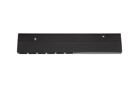 Nova Luce Ultra Slim - rail armatuur - 18 x 3,4 cm - 6W LED incl. - witte lichtkleur - zwart