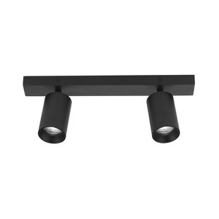 Nova Luce Tod - opbouwspot 2L - 35 x 6 x 12,7 cm - zandzwart