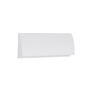 Nova Luce Liv - buiten wandverlichting - 13 x 3 x 5,5 cm - 3,5W LED incl. - IP54 - wit