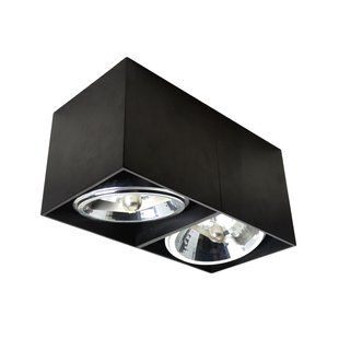 Zuma Line Box SL2 - opbouwspot 2L - 24 x 12 x 12 cm - zwart