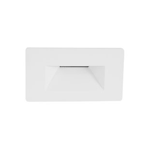 Nova Luce Cove - buiten wandverlichting - 14 x 3,8 x 7,7 cm - 1,5W LED incl. - IP54 - mat wit