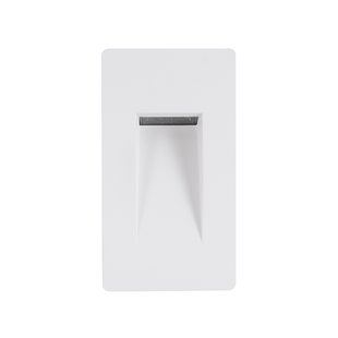 Nova Luce Cove - buiten wandverlichting - 7,7 x 3,8 x 14 cm - 1,5W LED incl. - IP54 - mat wit