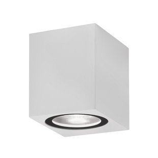 Nova Luce Nero - buiten wandverlichting - 6,7 x 8 x 8 cm - IP54 - wit