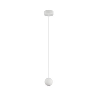 Nova Luce Nocci - hanglamp - Ø 5 x 158 cm - 4,5W LED incl. - wit