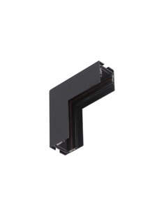 Nova Luce V-Connector - hoekverbinder voor opbouw magnetisch profiel - 10,5 x 3,3 x 3,9 cm - zandzwart