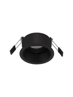 Nova Luce Reina - inbouwspot - Ø 90 mm x 49 mm, inbouwmaat Ø 75 mm - zwart