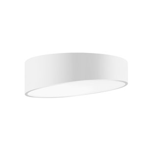 Nova Luce Maggio - plafondverlichting - Ø 40 x 12 cm - 30W LED incl. - zandwit en mat wit