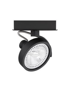 Nova Luce Thomas - opbouwspot - 6 x 19 x 14,5 cm - zwart