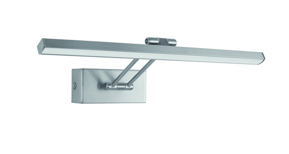 Nova Luce Marnell - wandverlichting - 37,6 x 20,5 x 5,5 cm - 12W LED incl. - nikkel