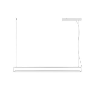Nova Luce Line - hanglamp - 130 x 4,2 x 150 cm - 38W LED incl. - zandwit