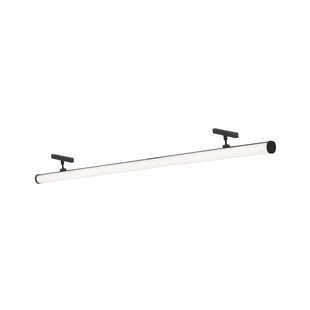 Nova Luce Ram 24V - armatuur voor magnetisch profielsysteem - 150 x 12 cm - 38W LED incl. - zandzwart