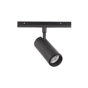 Nova Luce Lod 24V - lichtpunt magnetisch railsysteem - Ø 6,5 x 21 cm - 20W LED incl. - zandzwart