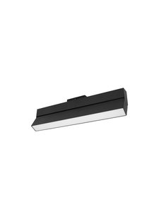 Nova Luce Buxton L - armatuur voor magnetisch railsysteem - 40,7 x 3,4 x 11,6 cm - 22W dimbare LED incl. - kantelbaar - zandzwart