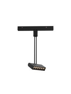 Nova Luce Planet 24V - lichtpunt magnetisch railsysteem - 30° - 10,4 x 2,2 x 31,2 cm - 6W LED incl. - zandzwart