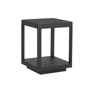 Nova Luce Surf - sokkellamp - 23 cm - 10W LED incl. - IP65 - antraciet