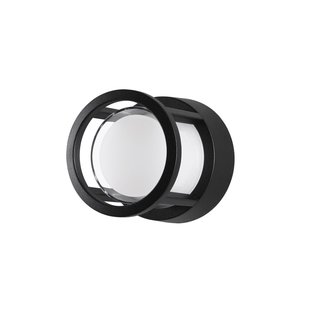 Nova Luce Agosto - buiten wandverlichting - Ø 11 x 11 cm - 6W LED incl. - IP54 - zwart